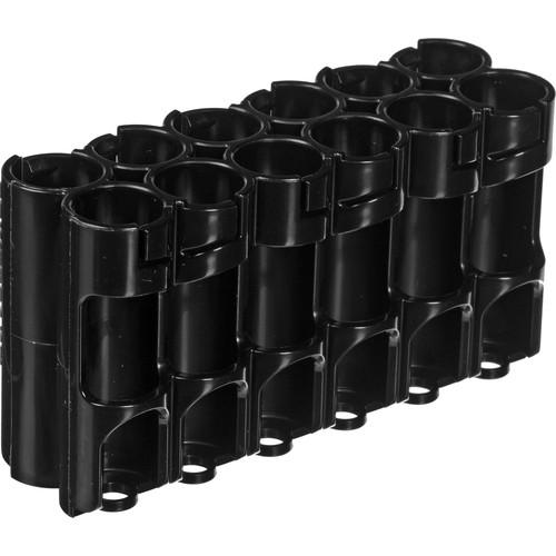 STORACELL 12 AA Pack Battery Caddy (Tuxedo Black) 12AATB, STORACELL, 12, AA, Pack, Battery, Caddy, Tuxedo, Black, 12AATB,