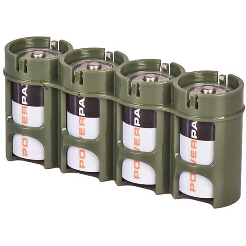 STORACELL SlimLine C4 Battery Holder (Military Green) SLC4MG, STORACELL, SlimLine, C4, Battery, Holder, Military, Green, SLC4MG,
