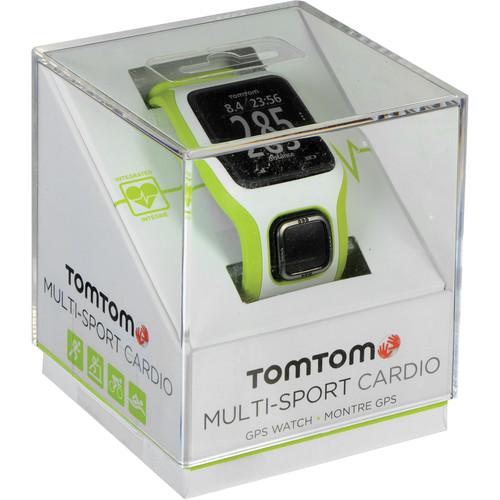 TomTom Multi-Sport Cardio GPS Watch (White/Red) 1RH0.001.03