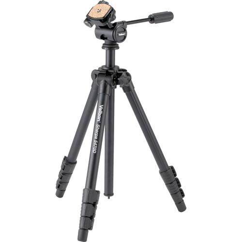 Velbon Sherpa 4370D Aluminum Tripod with 3-Way SHERPA 4370D, Velbon, Sherpa, 4370D, Aluminum, Tripod, with, 3-Way, SHERPA, 4370D,