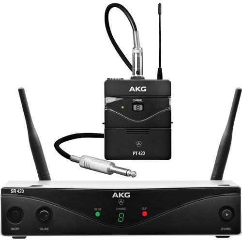 AKG WMS420 UHF Wireless Instrumental System 3415H00090