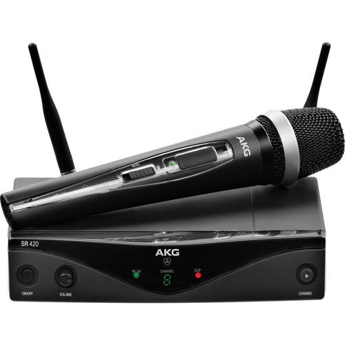 AKG  WMS420 UHF Wireless Vocal Set 3416H00090, AKG, WMS420, UHF, Wireless, Vocal, Set, 3416H00090, Video