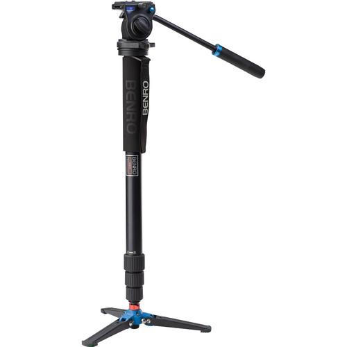 Benro A48FDS4 Series 4 Aluminum Monopod with 3-Leg A48FDS4, Benro, A48FDS4, Series, 4, Aluminum, Monopod, with, 3-Leg, A48FDS4,