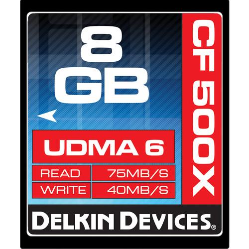 Delkin Devices 4GB CompactFlash Memory Card 500x UDMA, Delkin, Devices, 4GB, CompactFlash, Memory, Card, 500x, UDMA
