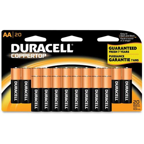 Duracell 1.5V AA Coppertop Alkaline Batteries (20-Pack)