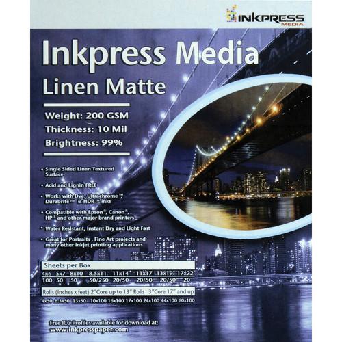 Inkpress Media  Linen Matte Paper LME111750