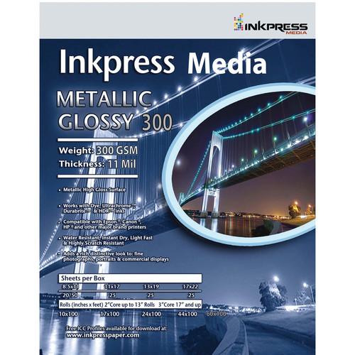 Inkpress Media  Metallic Gloss 300 Paper MPH5750, Inkpress, Media, Metallic, Gloss, 300, Paper, MPH5750, Video