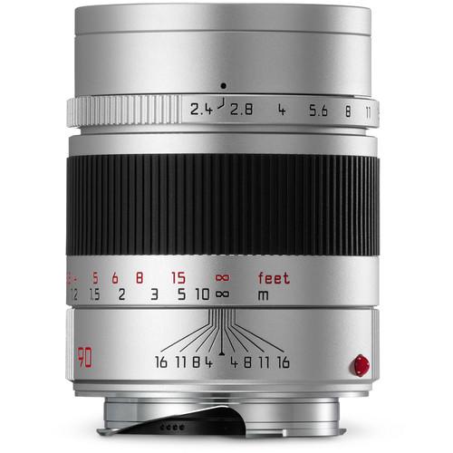 Leica  Summarit-M 90mm f/2.4 Lens (Silver) 11685