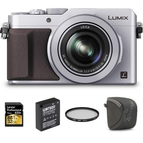 Panasonic Lumix DMC-LX100 Digital Camera (Silver) DMC-LX100S, Panasonic, Lumix, DMC-LX100, Digital, Camera, Silver, DMC-LX100S,