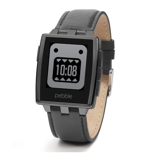 Pebble  Steel Smartwatch (Matte Black) 401BLR