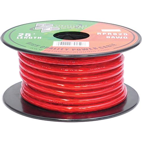 Pyramid  8 Gauge Red Power Wire (25') RPR825