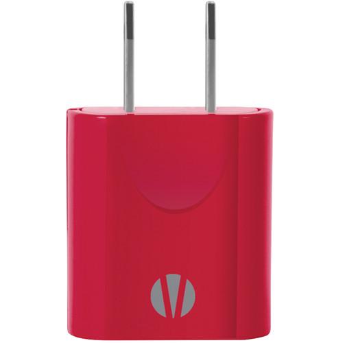 Vivitar 1 Amp USB Wall Power Adapter (Red) V14189-S-RED