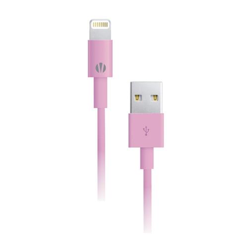 Vivitar 3' Lightning Connector to USB Cable (Pink) V11087-3-PINK, Vivitar, 3', Lightning, Connector, to, USB, Cable, Pink, V11087-3-PINK