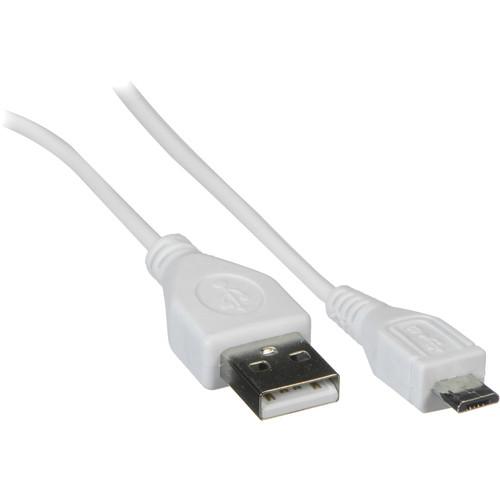 Vivitar USB 2.0 Type A Male to Micro Type B Male V11089-3-WHITE