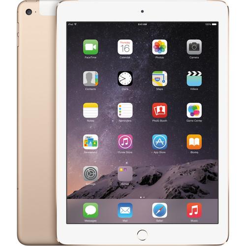 Apple 128GB iPad Air 2 (Wi-Fi   4G LTE, Space Gray) MH312LL/A, Apple, 128GB, iPad, Air, 2, Wi-Fi, , 4G, LTE, Space, Gray, MH312LL/A