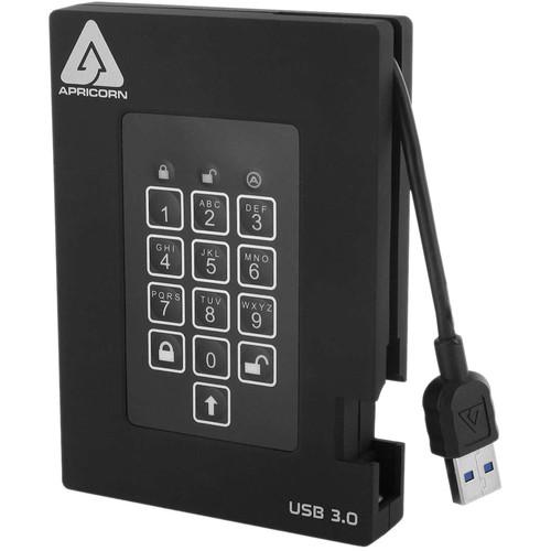 Apricorn 1TB Aegis Padlock Encrypted USB 3.0 A25-3PL256-1000