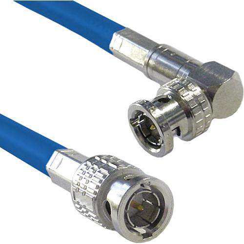 Canare Male to Right Angle Male HD-SDI Video Cable CA6HSVBRA25BL