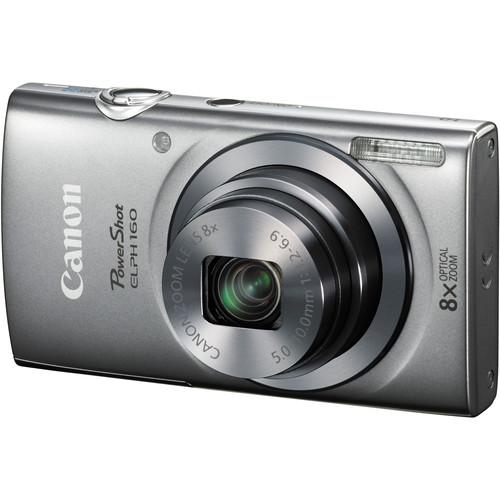 Canon PowerShot ELPH 160 Digital Camera (Silver) 0137C001