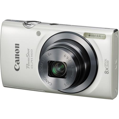 Canon PowerShot ELPH 160 Digital Camera (Silver) 0137C001, Canon, PowerShot, ELPH, 160, Digital, Camera, Silver, 0137C001,