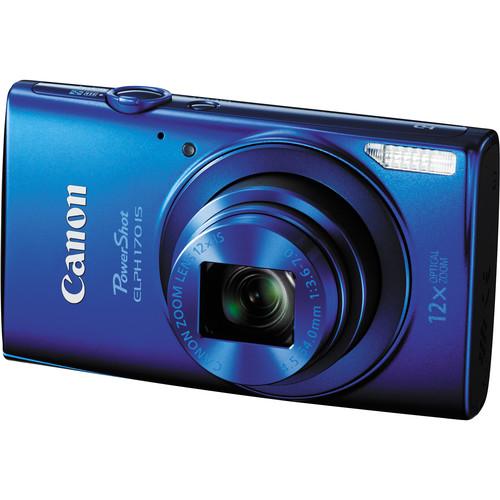 Canon PowerShot ELPH 170 IS Digital Camera (Black) 0114C001