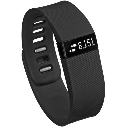 Fitbit Charge Activity   Sleep Wristband (Large, Black) FB404BKL