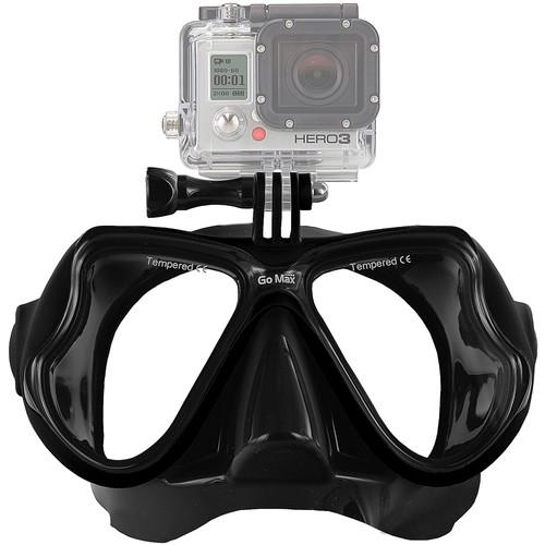 GoMax  GoPro Scuba Diving Mask (Black) MASK01-BLK