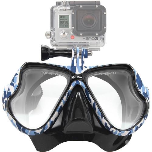 GoMax GoPro Scuba Diving Mask (Navy Camo) MASK01-BCM, GoMax, GoPro, Scuba, Diving, Mask, Navy, Camo, MASK01-BCM,