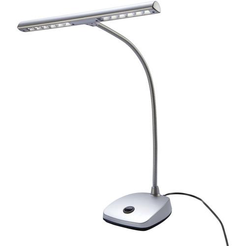 K&M  12297 LED Piano Lamp (Silver) 12297-090-63, K&M, 12297, LED, Piano, Lamp, Silver, 12297-090-63, Video