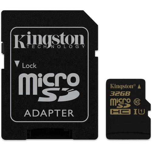 Kingston 64GB SDCA10 UHS-I microSDHC Memory Card SDCA10/64GB, Kingston, 64GB, SDCA10, UHS-I, microSDHC, Memory, Card, SDCA10/64GB,