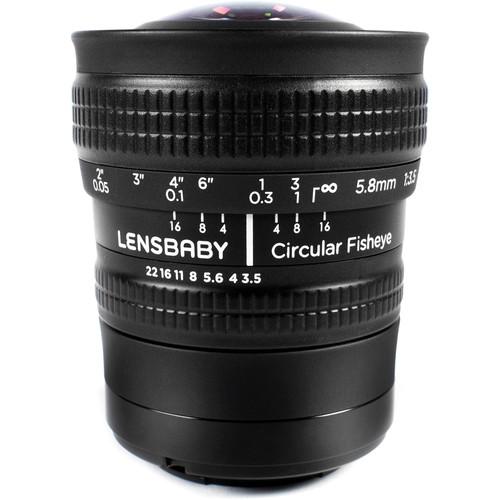 Lensbaby 5.8mm f/3.5 Circular Fisheye Lens for Micro Four LBCFEM