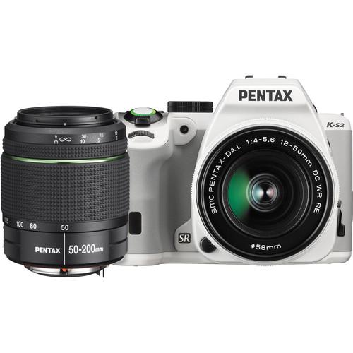 Pentax K-S2 DSLR Camera with 18-50mm & 50-200mm Lenses 11610