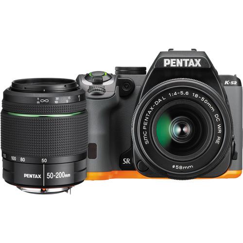 Pentax K-S2 DSLR Camera with 18-50mm & 50-200mm Lenses 12614