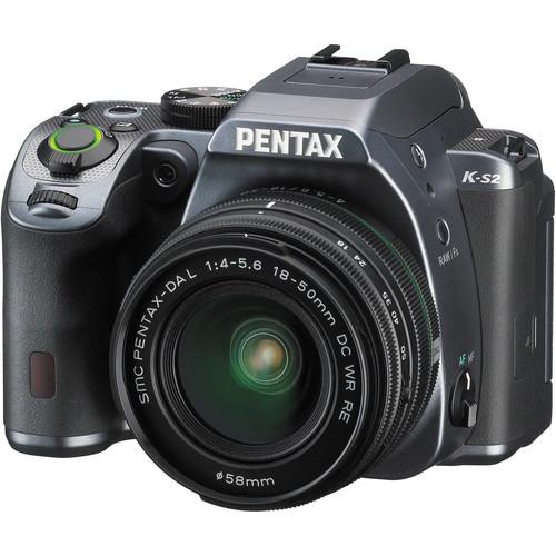 Pentax K-S2 DSLR Camera with 18-50mm Lens (Black/Pink) 13959