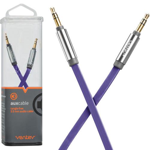 Ventev Innovations Aux Cable (Dark Purple, 4') 542905, Ventev, Innovations, Aux, Cable, Dark, Purple, 4', 542905,