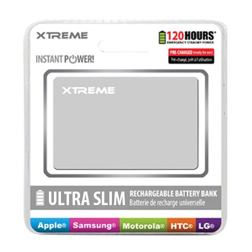 Xtreme Cables Ultra-Thin Power Card Battery Bank (Black) 89181