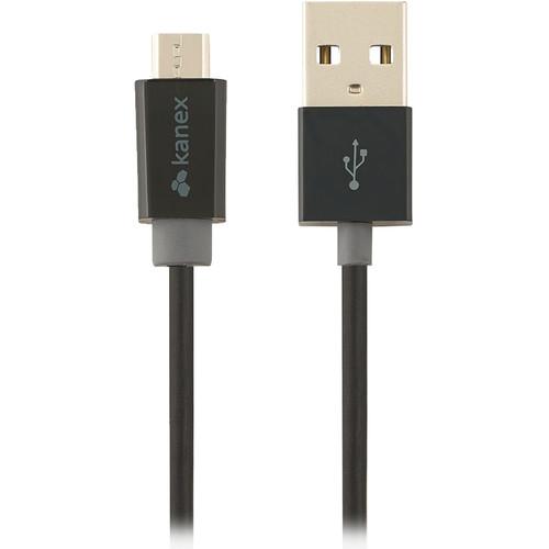 Kanex micro USB Charge and Sync Cable (Blue, 4') KMUSB4FBL, Kanex, micro, USB, Charge, Sync, Cable, Blue, 4', KMUSB4FBL,