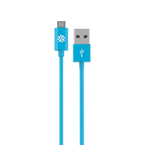 Kanex micro USB Charge and Sync Cable (Blue, 4') KMUSB4FBL, Kanex, micro, USB, Charge, Sync, Cable, Blue, 4', KMUSB4FBL,
