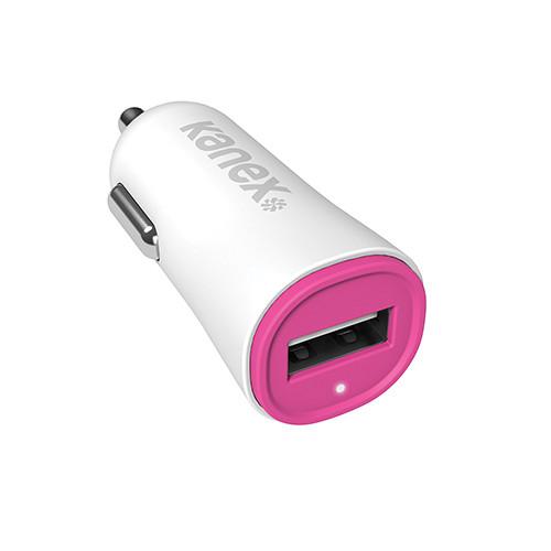 Kanex  USB Car Charger V2 (Pink) KCLA1PT24V2PK