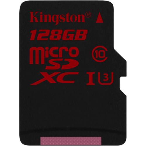 Kingston 64GB UHS-I U3 microSDXC Memory Card SDCA3/64GB