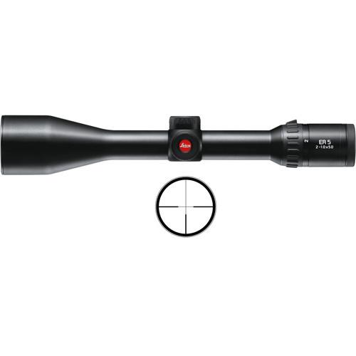 Leica 2-10x50 ER 5 Side Focus Riflescope (Plex) 51050