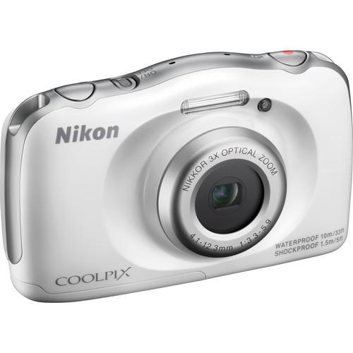 Nikon  COOLPIX S33 Digital Camera (White) 26495