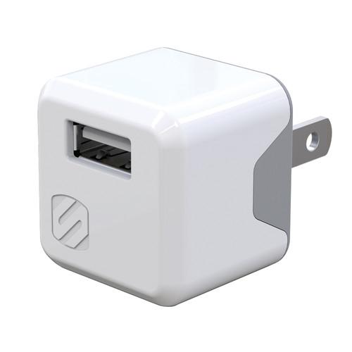 Scosche superCUBE Compact USB Wall Charger (White) USBH121MW