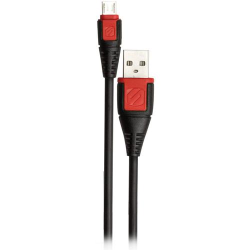 Scosche syncABLE micro USB Cable (3', Blue) USBM3BL