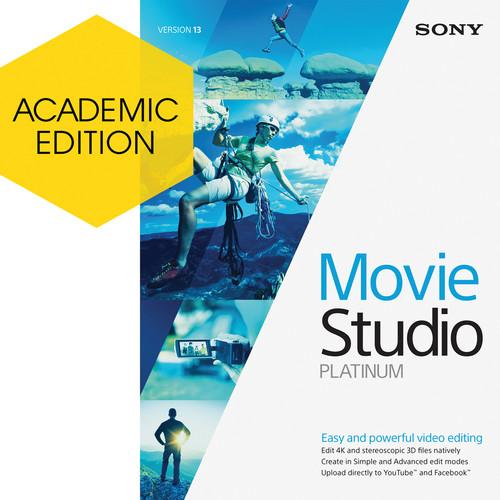 Sony Movie Studio Platinum 13 (Download) SPMS13099ESD, Sony, Movie, Studio, Platinum, 13, Download, SPMS13099ESD,