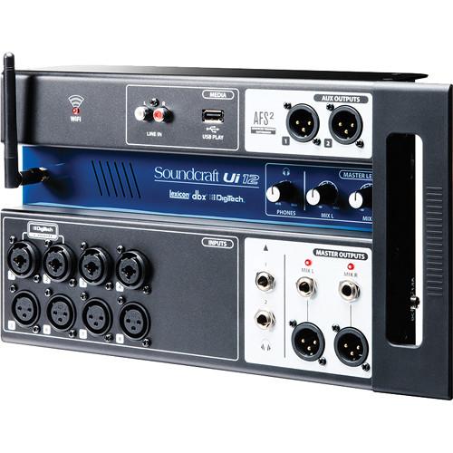 Soundcraft Ui12 12-Input Remote-Controlled Digital Mixer 5056217, Soundcraft, Ui12, 12-Input, Remote-Controlled, Digital, Mixer, 5056217