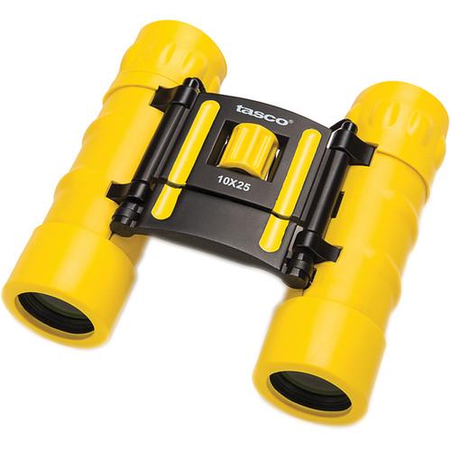 Tasco 10x25 Essentials Compact Binocular (Yellow) 168RBY