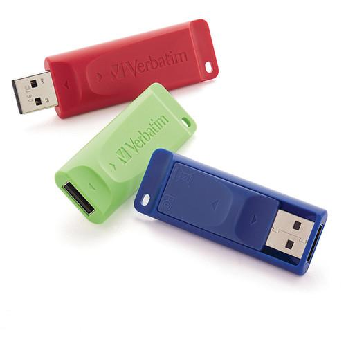 Verbatim 4GB Store 'n' Go USB Flash Drive (3-Pack) 97002, Verbatim, 4GB, Store, 'n', Go, USB, Flash, Drive, 3-Pack, 97002,