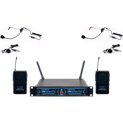 VocoPro UDH-Dual-B UHF Digital Hybrid Wireless UDH-DUAL-B2