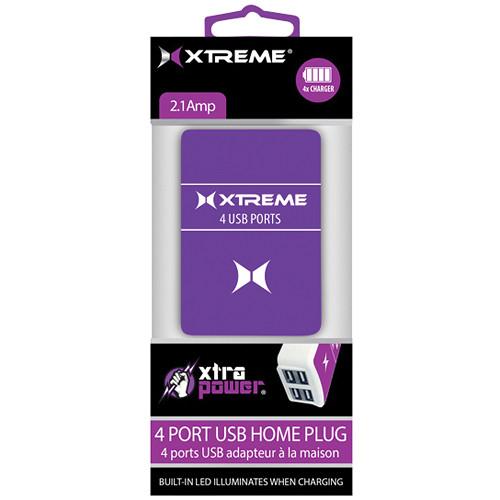 Xtreme Cables 4-Port 2.1A USB Home Charger (Pink) 81242, Xtreme, Cables, 4-Port, 2.1A, USB, Home, Charger, Pink, 81242,