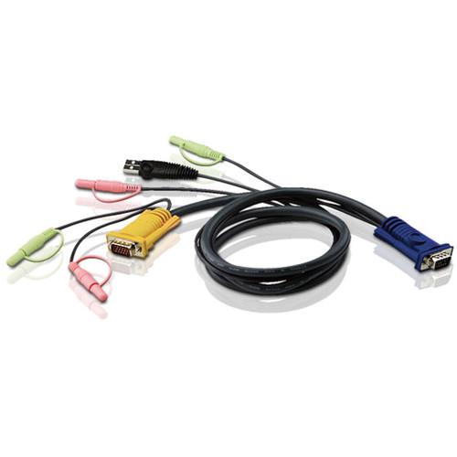 ATEN 2L-5305U USB KVM Cable with Audio Plugs (16') 2L5305U, ATEN, 2L-5305U, USB, KVM, Cable, with, Audio, Plugs, 16', 2L5305U,